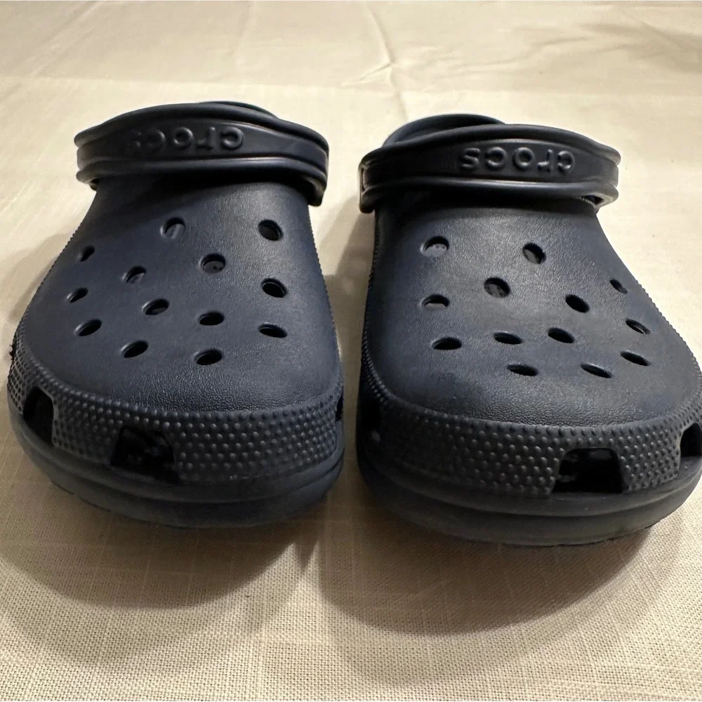 Crocs Classic Clog Navy Blue Slip On Water Shoes Mens 8 Womens 10 10001-410